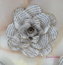 Load image into Gallery viewer, Sheet Music Paper Flower