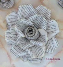Load image into Gallery viewer, Sheet Music Paper Flower
